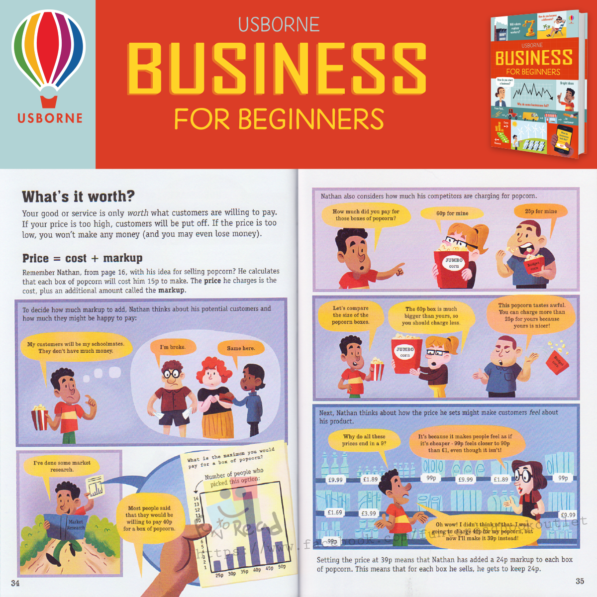 Usborne Business for Beginners - Fun To Read Book Outlet