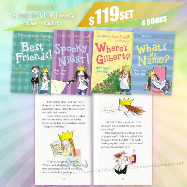 Read with the not so little princess colour readers
