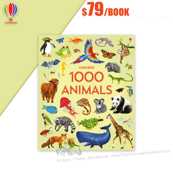 usborne 1000 animals