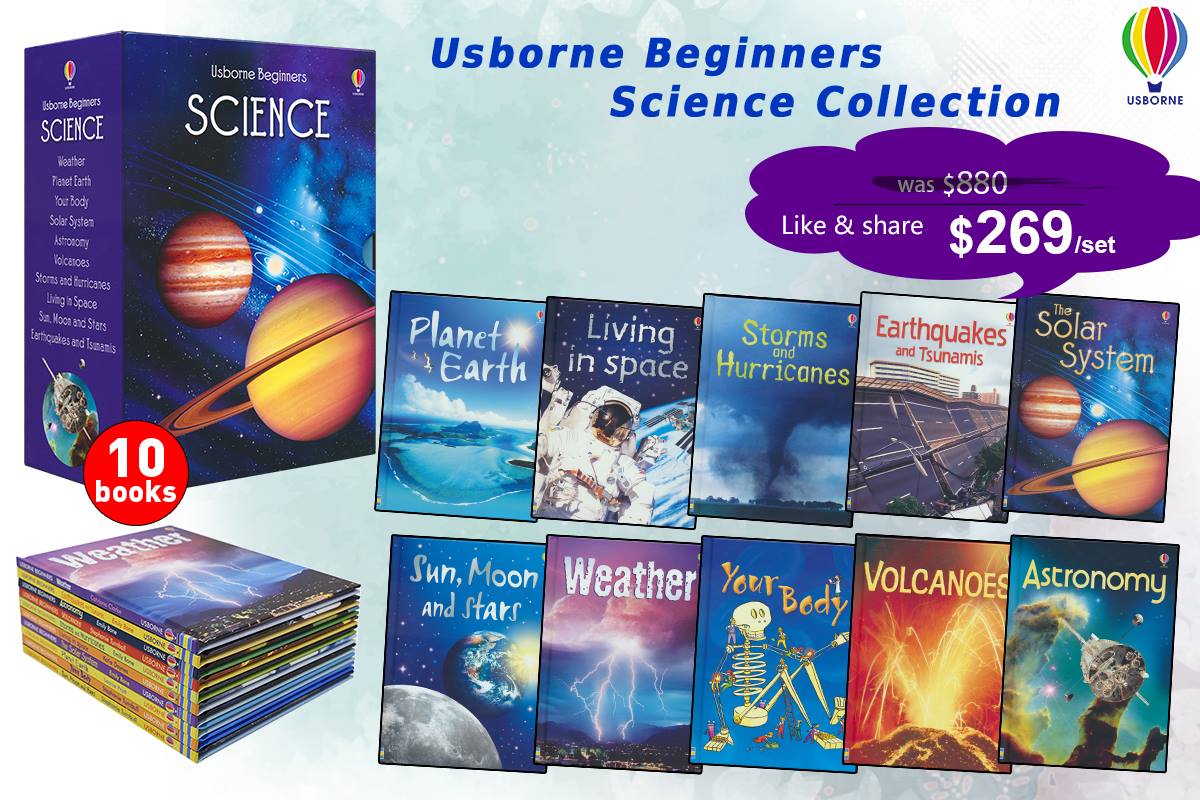 Usborne Beginners Science $269/set - Fun To Read Book Outlet