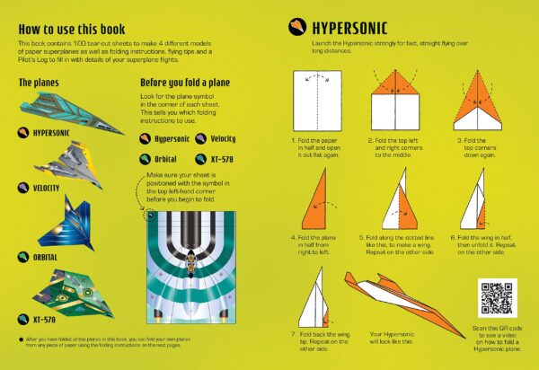 100 superplanes to fold and fly inside