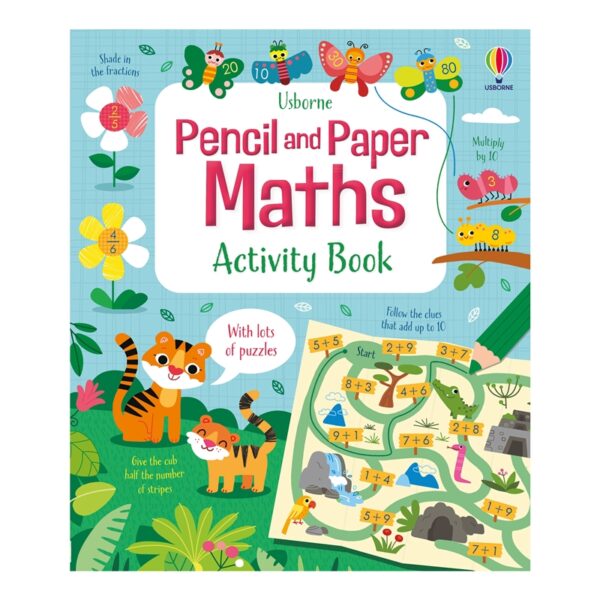 Usborne Pencil and Paper Maths Activity Book