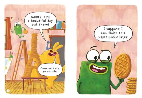 Blue, Barry & Pancakes inside