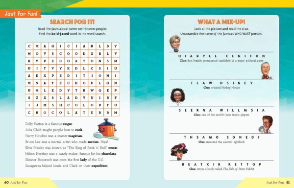 Who Was Workbook Grade 2 Language Reading inside