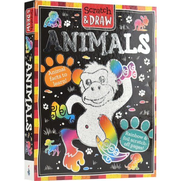 Scratch and Draw Animals # 9781801052467