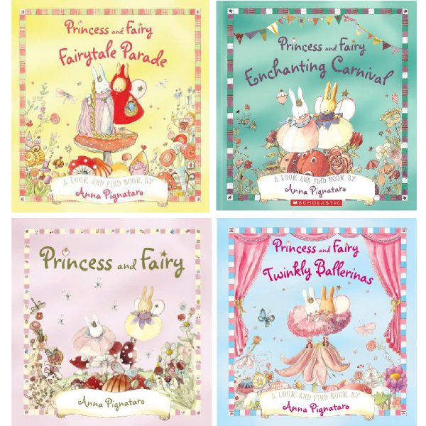 90000090845 Princess And fairy Series Twinkly ballerinas Set 4 Books