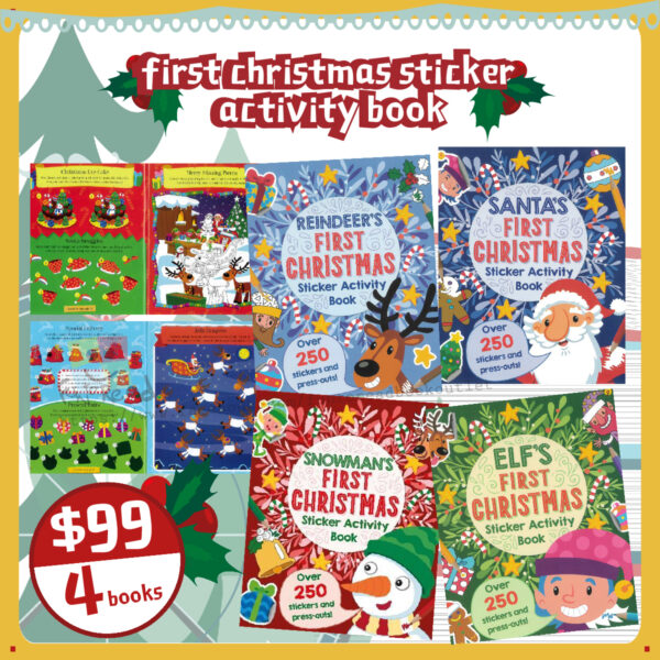 first christmas sticker activity book
