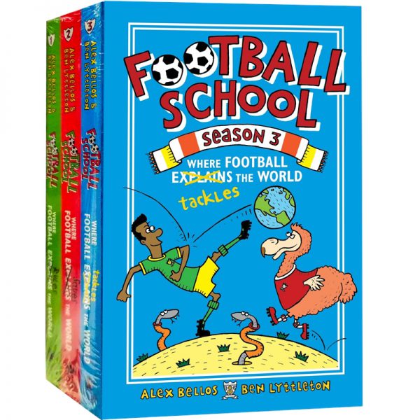 football school 3 books set