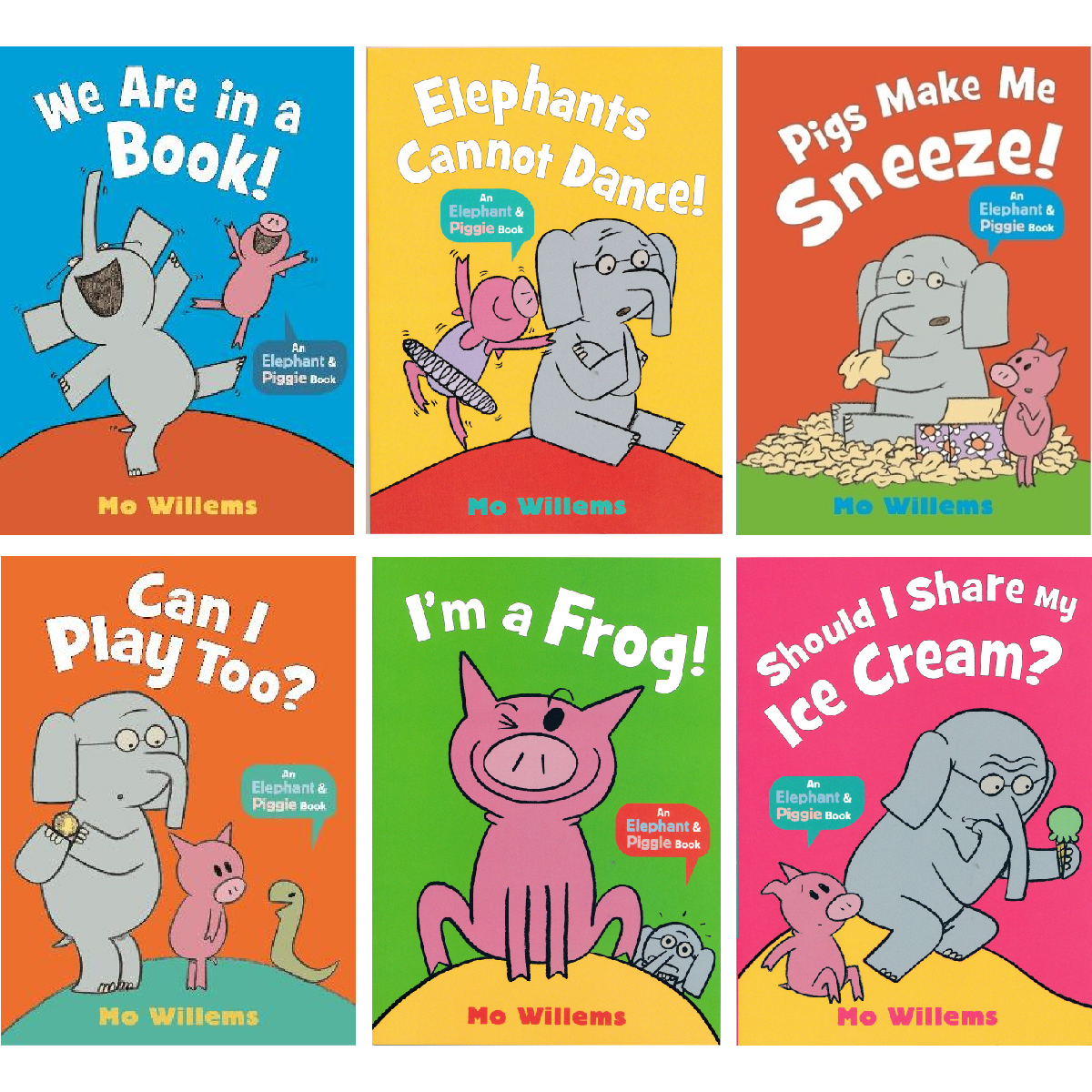 Mo Willems – An Elephant & Piggie book collection (6冊) - Fun To