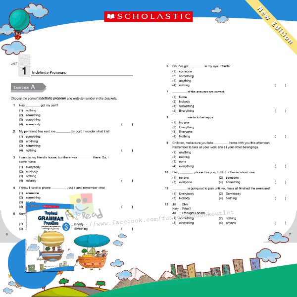 scholastic topical grammar practice 3-100