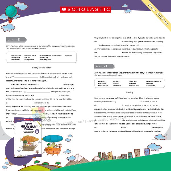 scholastic topical grammar practice 5-100