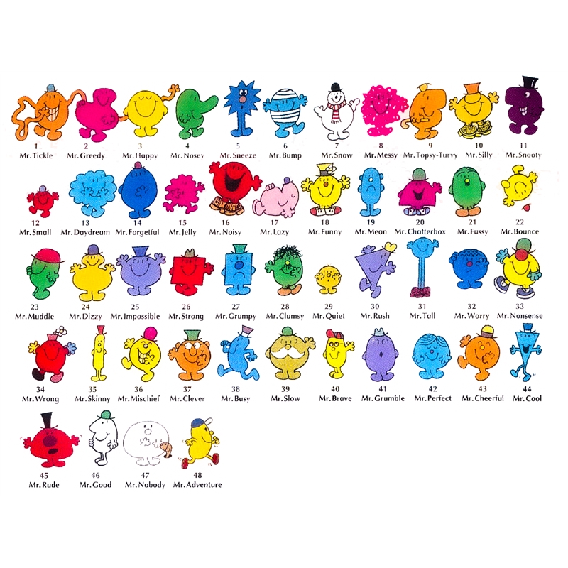 MR. MEN 完全コレクション 50冊　CD付き Amazon.com: Mr. Men: My Complete Collection (Mr. Men Classic