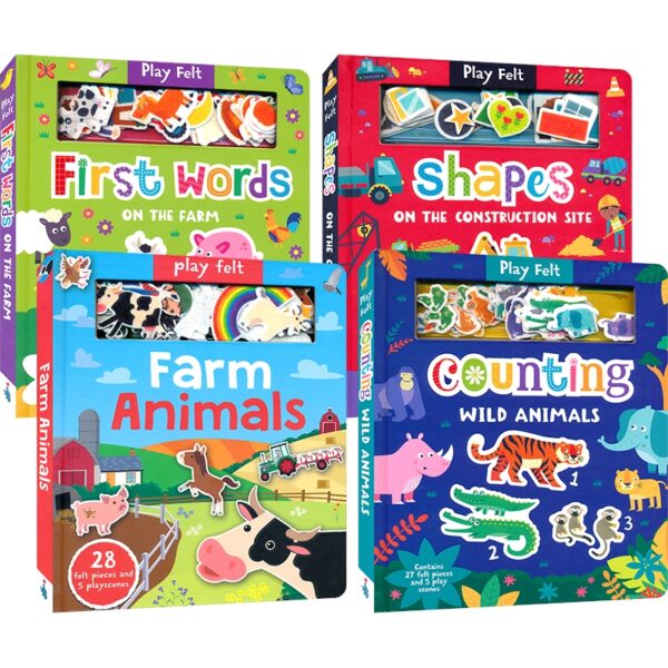 Play Felt Educational (4 Books) # BC005805