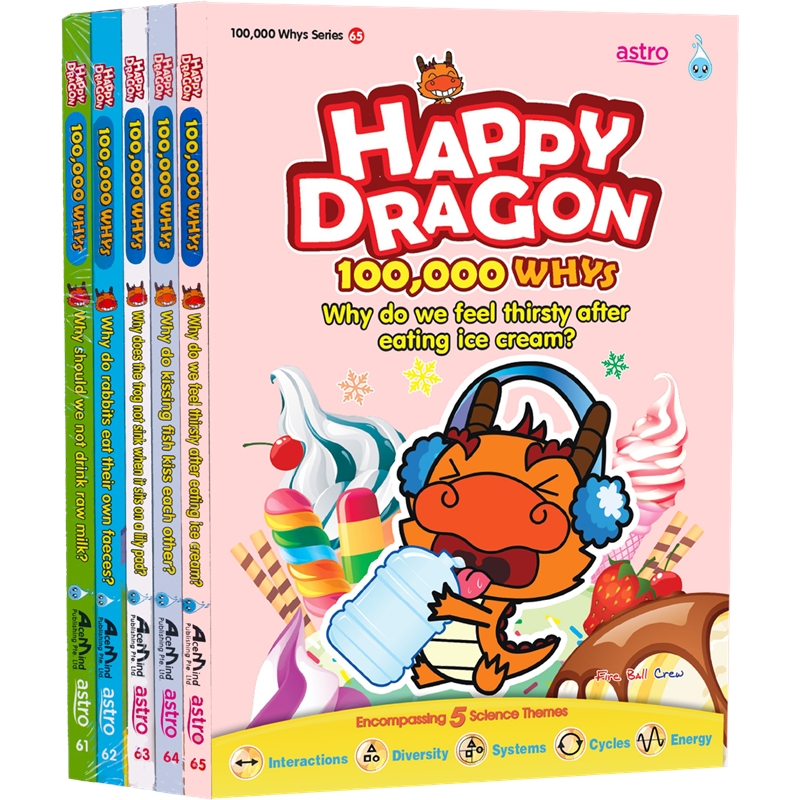 Happy Dragon 100,000 Whys Series #61 - #65 - Fun To Read Book Outlet