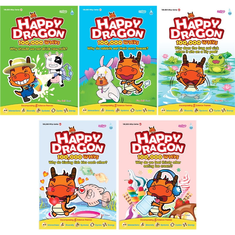 Happy Dragon 100,000 Whys Series #61 - #65 - Fun To Read Book Outlet