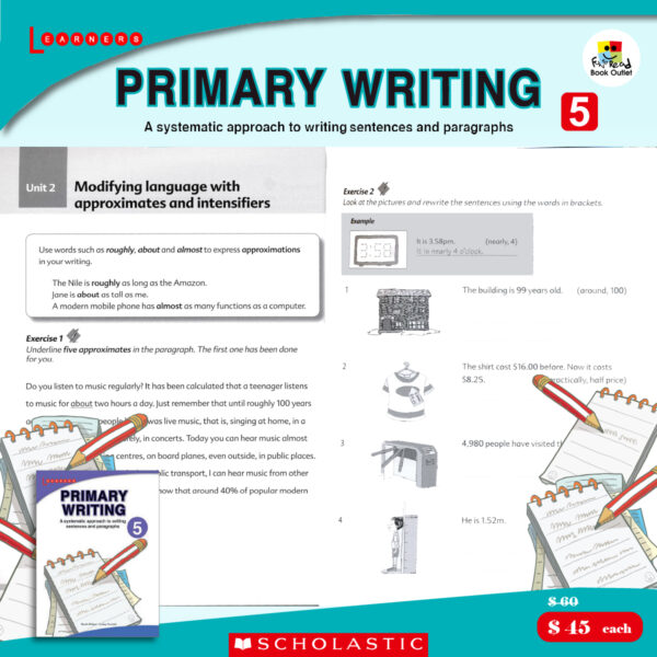 scholastic learning primary writing 5-100