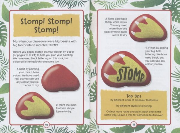 Activity Station Book+Kit Rock Painting Dinosaurs # 9781801054430 # 次图5