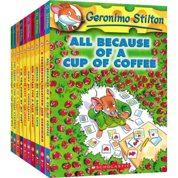 Geronimo Stilton (10 Books) # 9781338637380 # 主图白底