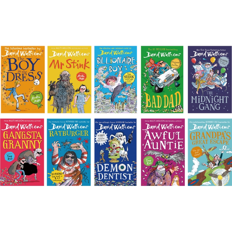 The World of David Walliams The Terrific Ten Mega-Massive Box Set