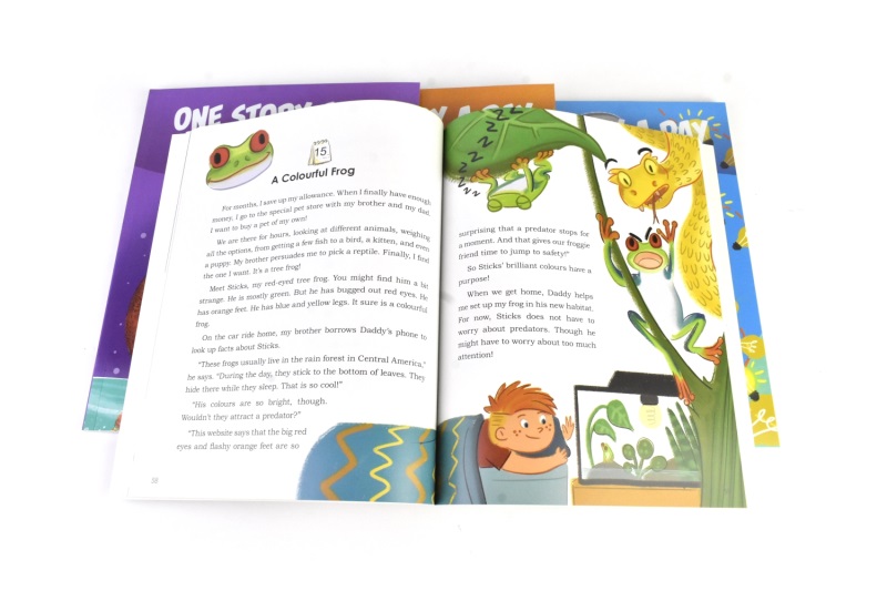 One Story A Day for Science 01-04 (4 Books) # 9781772056129 # 实拍3