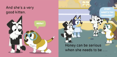 Bluey and friends little library