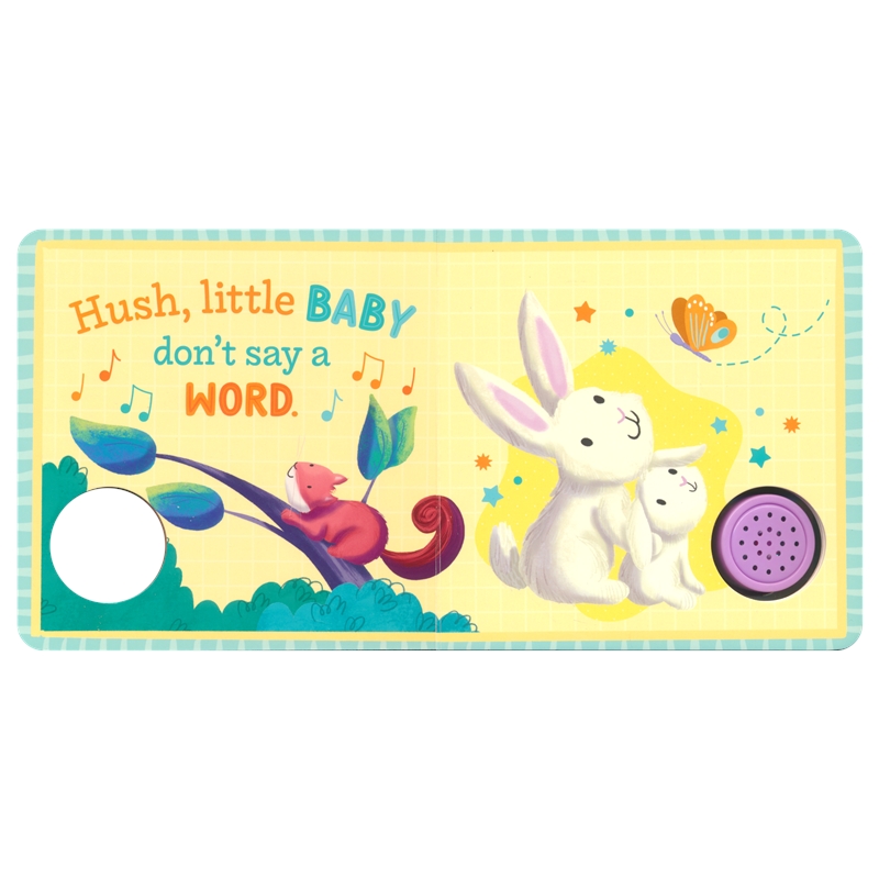 Round Button Sound Book – Hush Little Baby # 9781835095133 # 次图4