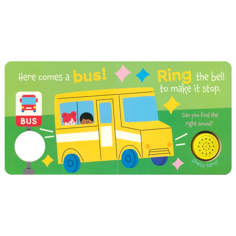 Round Button Sound Book – Vehicles # 9781835094983 # 次图3