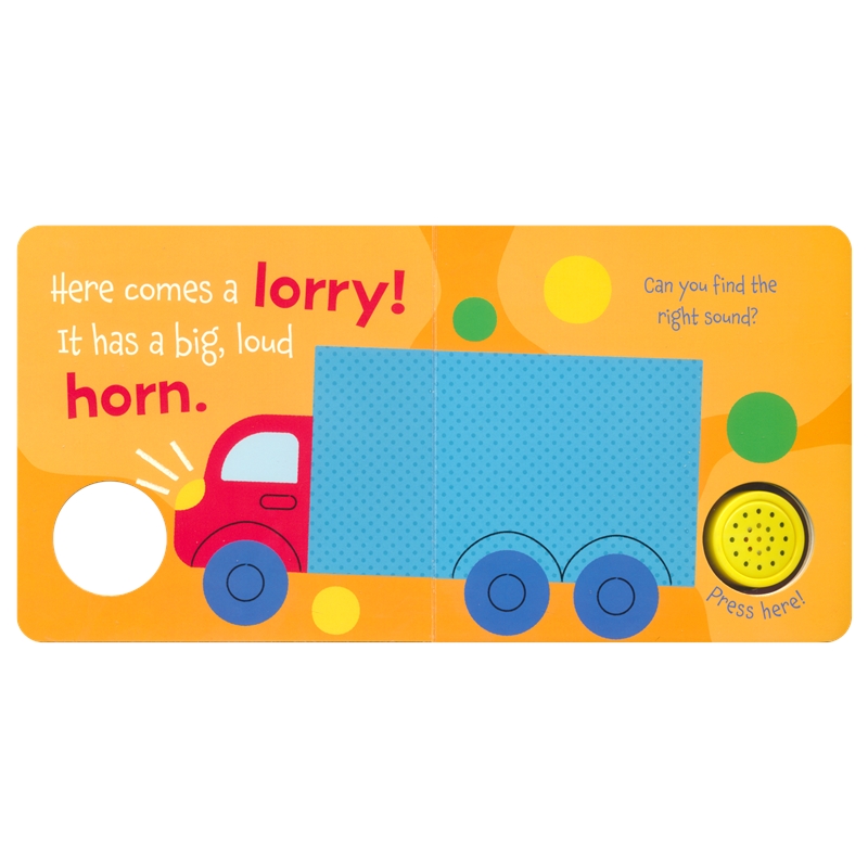 Round Button Sound Book – Vehicles # 9781835094983 # 次图4