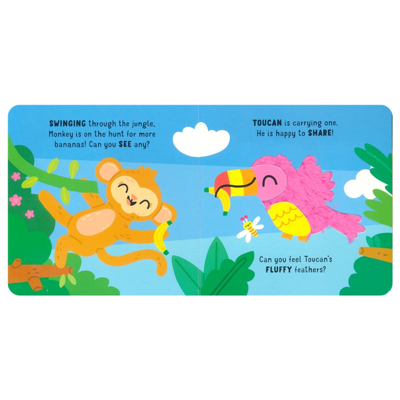 Simple Touch & Feel Book – Monkey # 9781835094143 # 次图3
