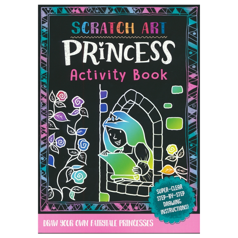 Activity Station Scratch Art Princess # 9781835554067 # 次图2