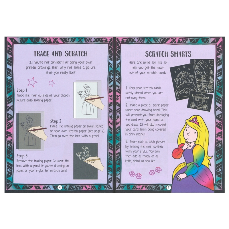 Activity Station Scratch Art Princess # 9781835554067 # 次图3