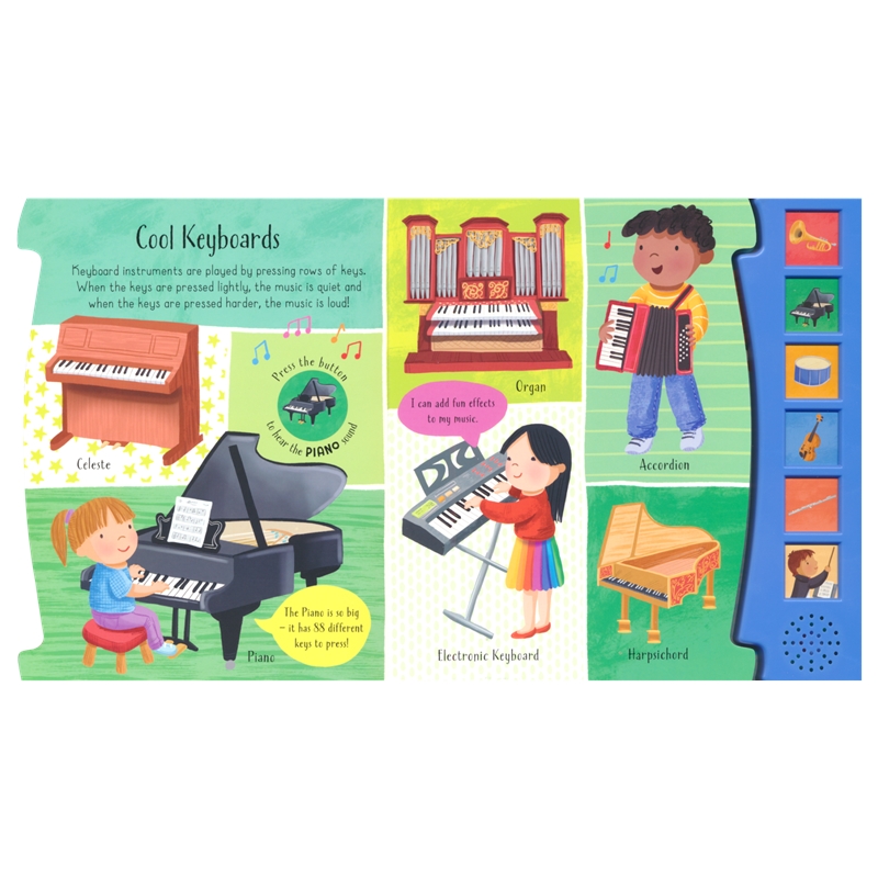 6 Button Sound Book – Listen To The Instruments # 9781839239465 # 次图3
