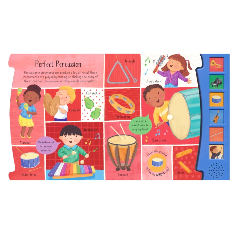 6 Button Sound Book – Listen To The Instruments # 9781839239465 # 次图4