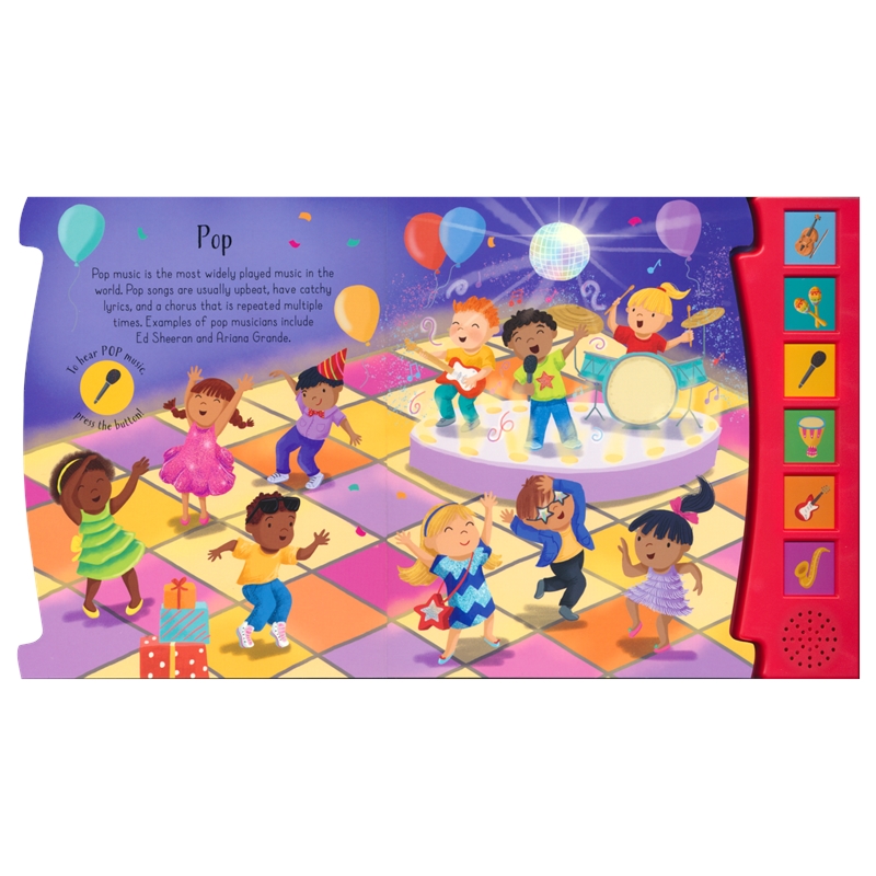6 Button Sound Book – Listen To The Music # 9781839239397 # 次图4