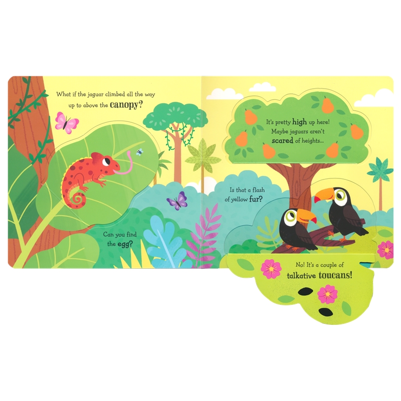 A Pop-up Lift-the-flap adventure – Jaguar in the Jungle! # 9781835090176 # 次图3