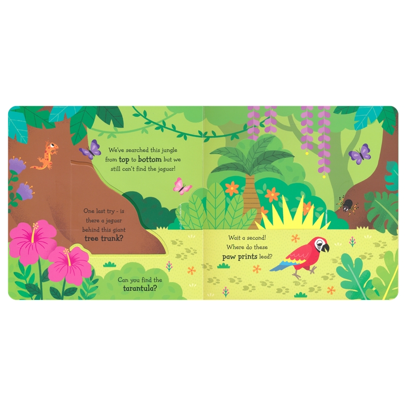 A Pop-up Lift-the-flap adventure – Jaguar in the Jungle! # 9781835090176 # 次图4