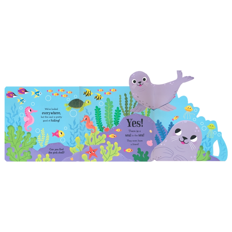 A Pop-up Lift-the-flap adventure – Seal in the Sea! # 9781835090183 # 次图3