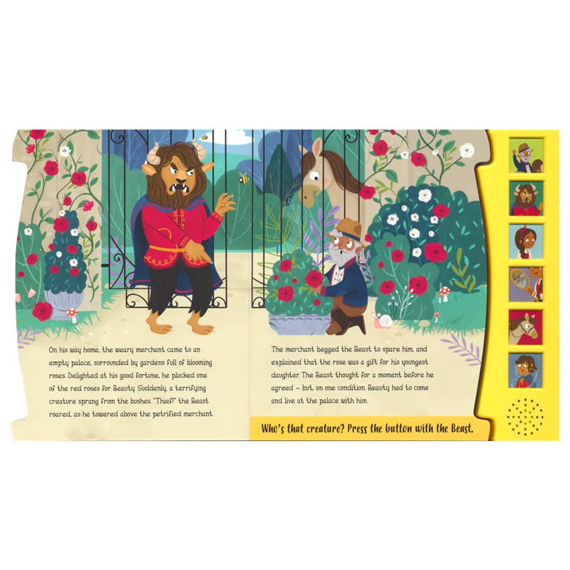 Fairy Tale Sound Book – Beauty and the Beast # 9781839239304 # 次图3