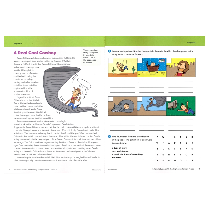 Success with Reading Comprehension – Grade 4 # 9781338798616 # 次图2