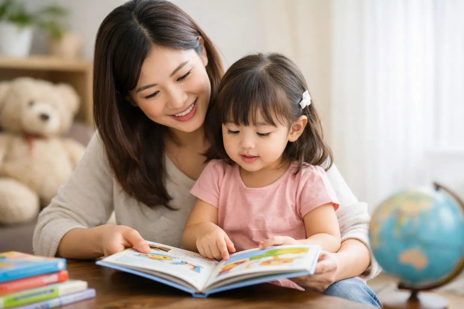 幼兒何時開始英文共讀？0至5歲選書與陪讀方法